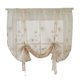 thumbnail image 1 of 2x46x63inch Voile Kitchen Bit Up Cortina Flowers (117x160cm) BLESIY Cortinas de amarre, 1 of 8