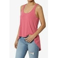 thumbnail image 3 of Women's PLUS Tank Tops Scoop Neck Loose Fit Summer Casual Round Hem Sleeveless Tee, 3 of 7