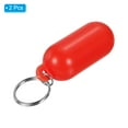 thumbnail image 3 of Unique Bargains Floating Keychain, 2 Pack Plastic Key Float Buoyant Keyrings for Boating Water Sports, Red, 3 of 7