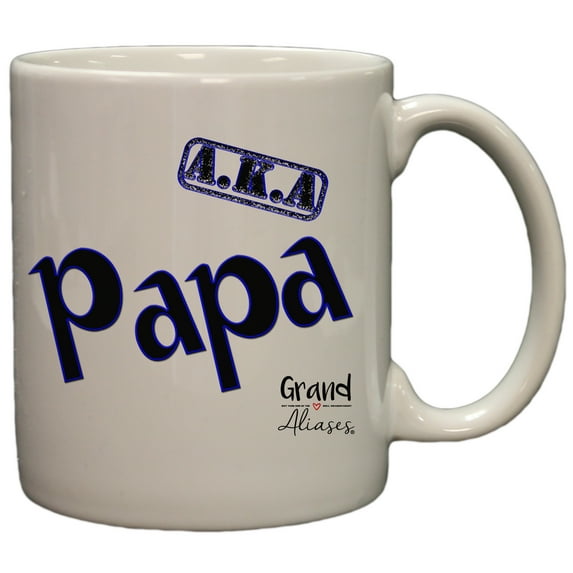 Grand Aliases Series Grandfather "A.K.A. Papa" 11oz Coffee Mug