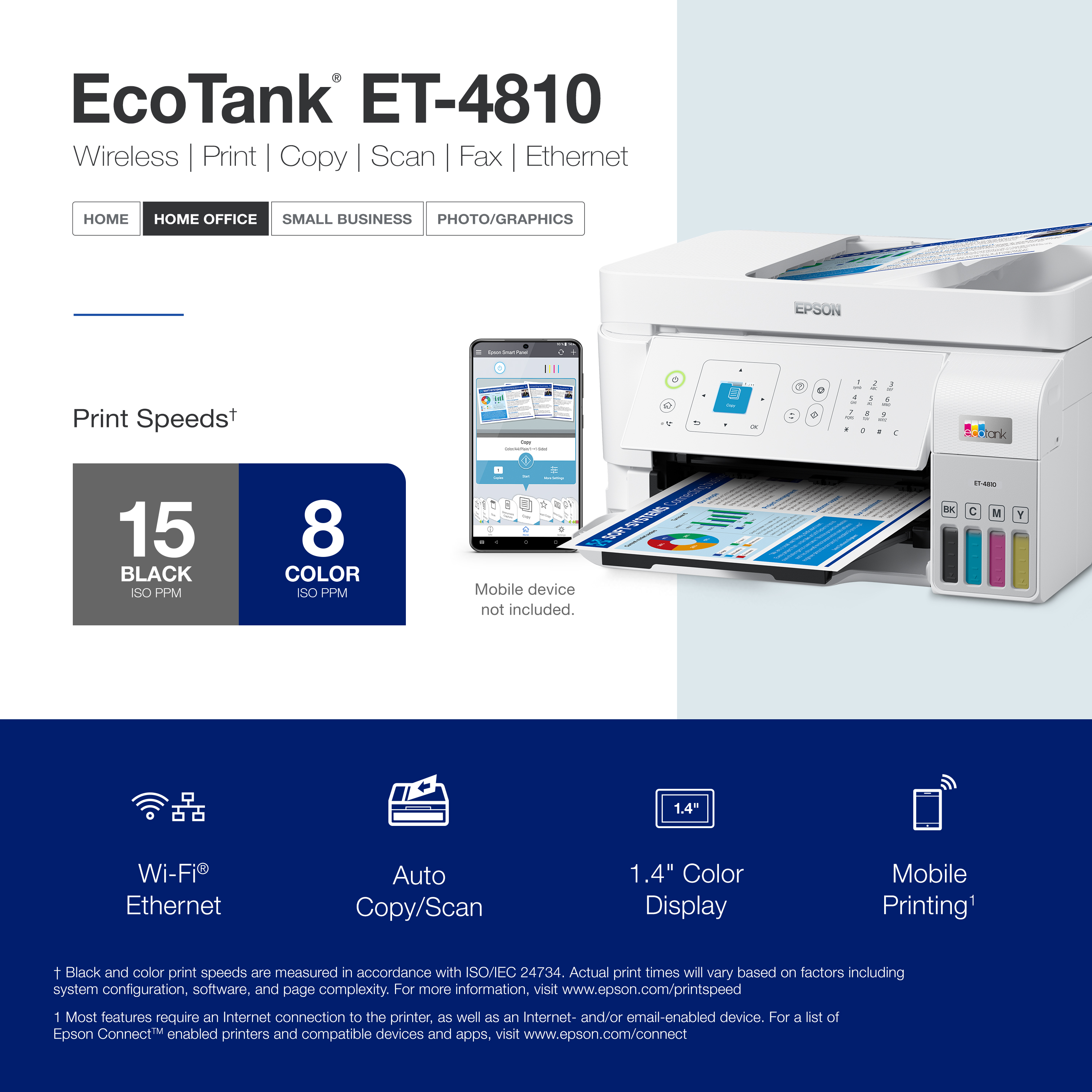 Epson EcoTank ET-4810 Wireless All-in-One Supertank Printer photo 5