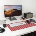 thumbnail image 6 of Pofeuu Stripes Red White Print Mouse Pad,Rubber, Multipurpose Comfortable Waterproof Mousepad Desk Mat for Gamer Office Home, 6 of 8