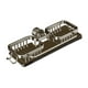 thumbnail image 1 of Soporte para grifos: organizador de fregadero de aluminio de 13" con bandeja y ganchos para goteo, instalación sin herramientas, diseño de secado rápido para suministros de cocina y baño, 1 of 9