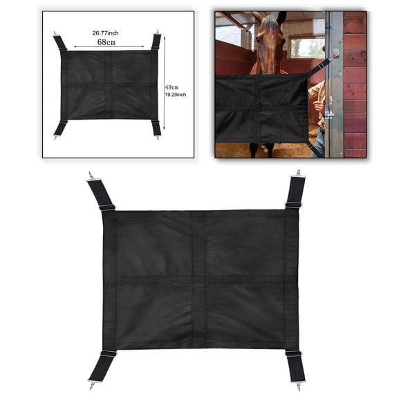 Correas ajustables para protección de establos de caballos, longitud ajustable, puerta para establos de caballos, mantiene al caballo seguro, resisten