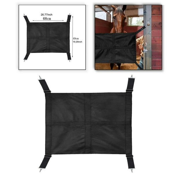Correas ajustables para protección de establos de caballos, longitud ajustable, puerta para establos de caballos, mantiene al caballo seguro, resisten