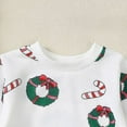 thumbnail image 5 of Zshosam Baby Christmas Bodysuit Baby Clothes Girl Boy Romper Long Sleeves Christmas Bodysuit Newborn Fall Size 1 3 Months,(White 1-3 Months), 5 of 8