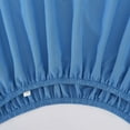 thumbnail image 6 of Mainstays by Becky G. & Alejandra 3-Piece Blue Eyes Super Soft Microfiber Bed Sheet Set, Twin-XL, 6 of 10