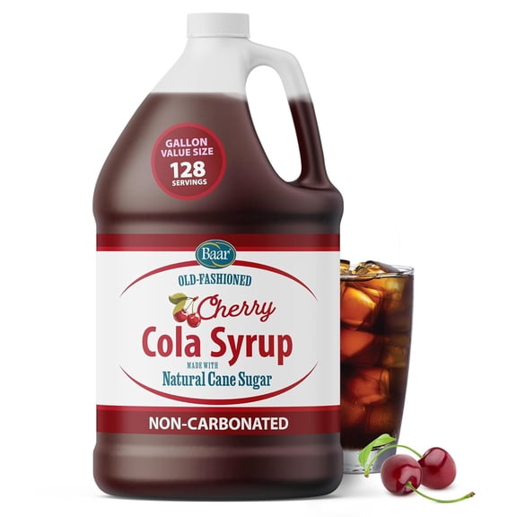 Cherry Cola Syrup with Pure Cane Sugar