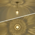 thumbnail image 2 of Deyidn 5-inch Nickel Modern Pendant Light with Glass Shade, Height Adjustable Hanging Fixture for Kitchen Island, Dining Table, Entryway, Foyer, 2 of 11