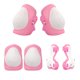 thumbnail image 1 of Casco Muñeca Esquí Equipo de protección Extreme Sport Rodillera Handguard Pink 7pcs Sywqhk Para Estrenar, 1 of 9