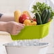thumbnail image 5 of Cesta organizadora de cocina, escurridor de plástico apto para alimentos, contenedor de almacenamiento que ahorra espacio para verduras, fácil de limpiar, multiusos, 5 of 7