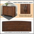 thumbnail image 5 of 40" Console Table with Storage Shelf, Retro Entryway Table with Adjustable Storage Shelf, 5 of 8