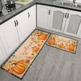 thumbnail image 3 of 2 Pieces Of Kitchen Rugs and Mats Non Skid Washable Fall (21) Kitchen Mat,Floor Cushion Waterproof Rug,Rubber Backed Area Rugs for Laundry 47*17+30*17, 3 of 7