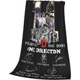 thumbnail image 3 of One Music Direction Flannel Blanket Air Conditioning Blanket Nap Blanket Sofa Throw Blanket Throw Blankets 60"X50", 3 of 6