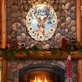 thumbnail image 4 of Designocracy 8611065H 24 x 18 in. Majestic Forest Deer Holiday Christmas Door Decor, 4 of 11