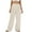 Khaki, variant on yievot Women's Cotton Linen Summer Palazzo Pants Flowy Wide Leg Beach Trousers with Pockets