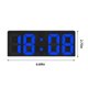 thumbnail image 3 of Reloj despertador digital Simples LED con pantalla digital grande, reloj despertador de moda, totalmente funcional, para escritorio, mesita de noche, estudio, cocina, reloj con marco blanco. Reloj des, 3 of 7