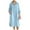 #232-Light Blue, variant on AUNVITO Women's Casual Cotton-Linen Dress Long Sleeve Lapel Collar Button Front Solid Color Relaxed Fit