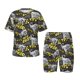thumbnail image 1 of Balery White Retro Off-Road Vehicle Conjunto de Pijama Infantil de Manga Corta con Estampado – Ropa de Dormir de Algodón Suave-XX-Large, 1 of 6