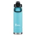 thumbnail image 4 of bubba Stainless Steel Trailblazer Rubberized Water Bottle with Straw, 24 oz., Pool Blue, 4 of 4