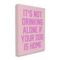 thumbnail image 3 of Stupell Industries Not Drinking Alone Humor Inspirational Painting Gallery Wrapped Canvas Art Print Wall Art, 36 x 48, 3 of 8