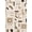 Beige, Pattern 1, variant on ODIKA 4'x6' Beige Brown Geometric Pattern Decor Washable Area Rug Modern Abstract Shapes with Coffee Accents Non-Slip, Chair-Friendly, Flatwoven for Home Office, Under Desk