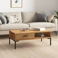thumbnail image 1 of vidaXL Table Basse 90x50x35 cm Pin Massif, 1 of 5