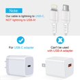 thumbnail image 6 of AILKIN Compatible with iPhone Charger Fast Charging 6ft Cords 2pcs Compatible with iPhone 14/13/12/11/10,White, 6 of 6