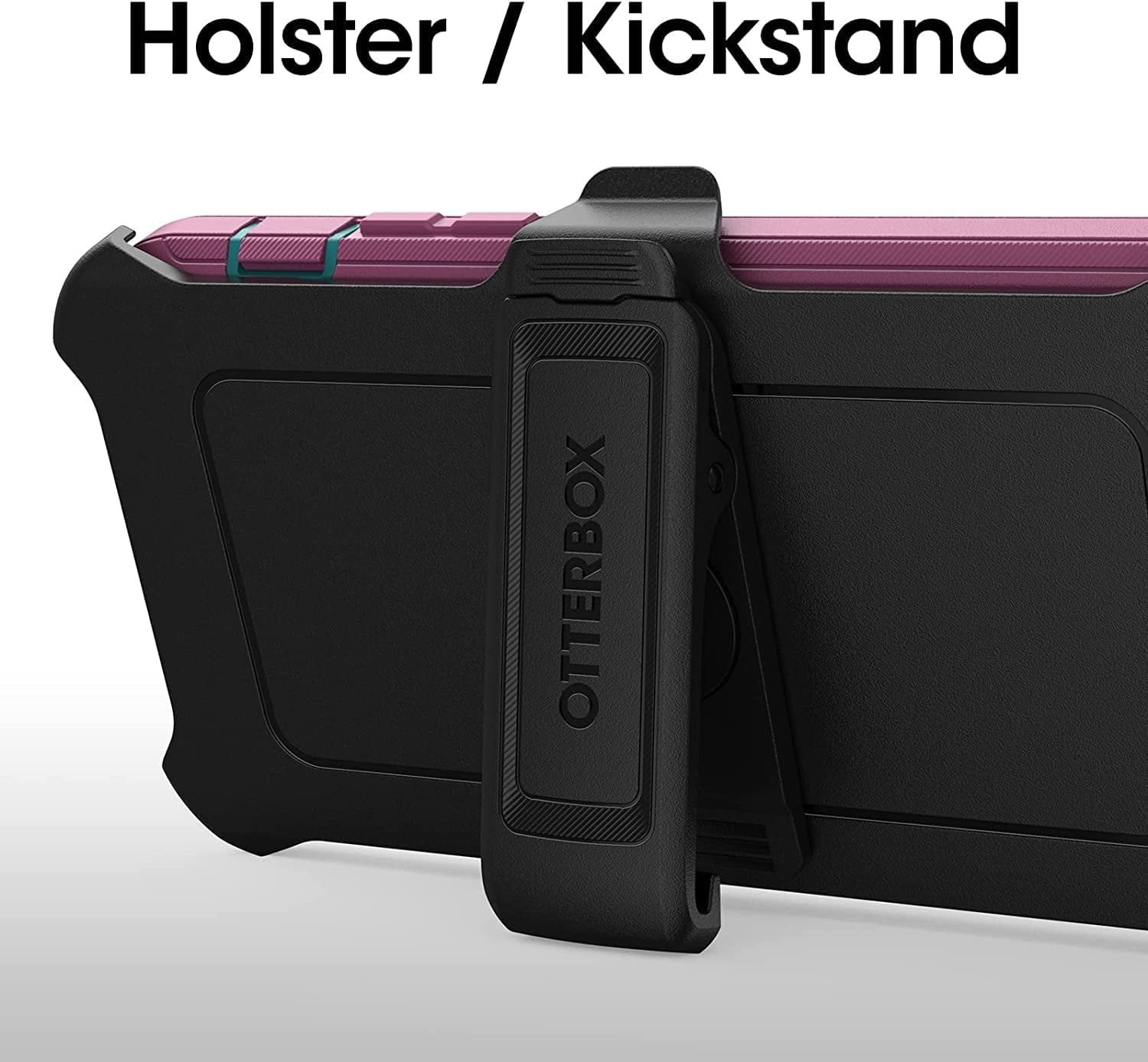 OtterBox Defender Series Screenless Edition Case for iPhone 14 Pro Max Only - Holster Clip Included - Non-Retail Packaging - Canyon Sun Pink