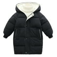 thumbnail image 2 of Baby Boys Girls Winter Coat,Baby Boys Puffer Coat Baby Mid-length Hoodie with Windproof Down Jacket For Kids Baby Winter Warm Outwear Jacket Coat Baby Winter Coat, 2 of 8