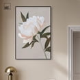 thumbnail image 3 of Whiteness Unveiled Canvas Print Floral Wall Decor by Art Remedy, Black Frame, 30 x 45, 3 of 7