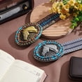 thumbnail image 4 of 2 hebillas de cinturón de toro de cuerno largo, estilo vaquero occidental, estilo rodeo texano, para hombre, accesorio vaquero, regalo para novio, bronce., 4 of 7