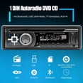 thumbnail image 2 of Autoradio con reproductor de CD DVD, MP3, USB, Bluetooth, FM, AUX, radio de entrada individual 1 DIN, 2 of 5