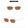 thumbnail image 2 of New small-frame polygonal trendy metal frame sunglasses, 2 of 3