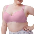 thumbnail image 5 of Aloohaidyvio Women's Wireless Bra Support Comfort Full Coverage Bra Soft Push Up No Underwire Bras, 5 of 6