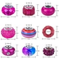 thumbnail image 4 of European Large Hole Beads, Spacer Beads, Rhinestone Craft Beads for DIY Charms Bracelet Jewelry Making, 4 of 6