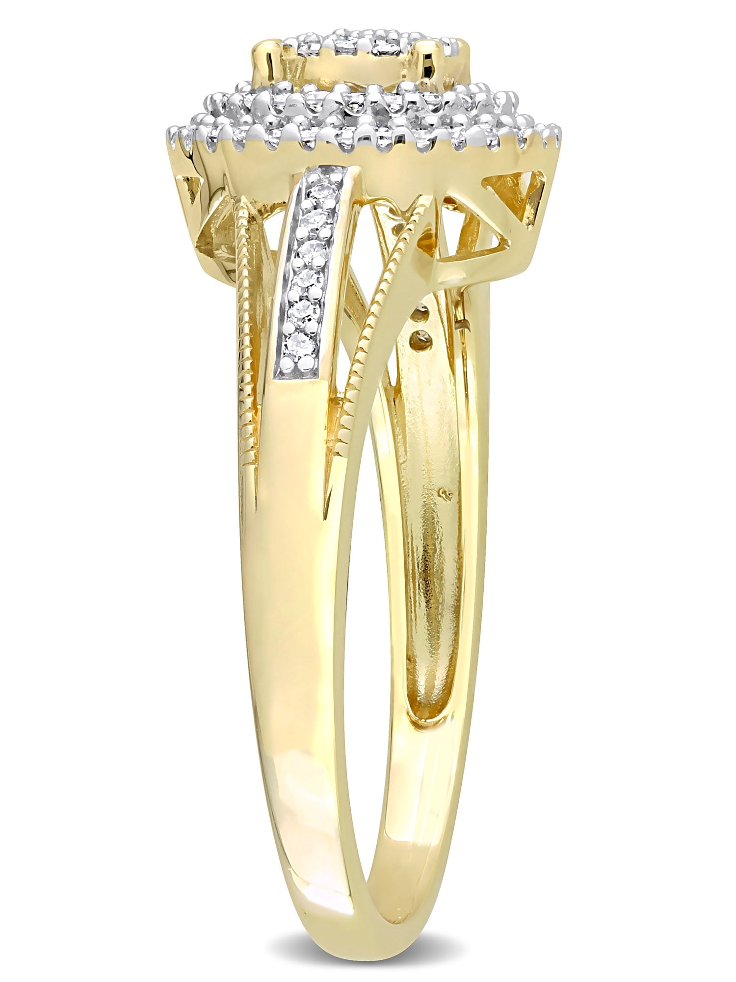Everly Women's Diamond 10K Yellow Gold Engagement Ring