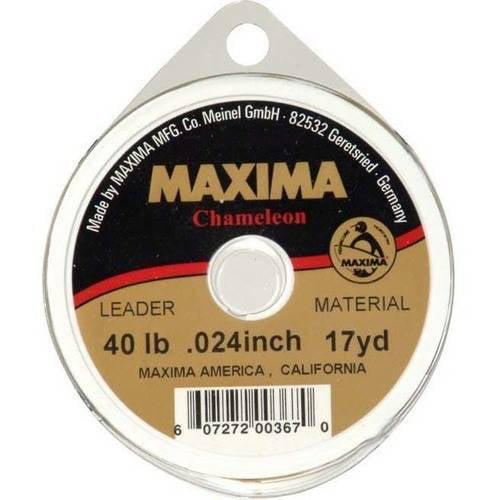 Maxima Fishing Line Leader Wheel, Chameleon, 40-Pound/17-Yard 