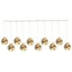 thumbnail image 1 of 10 piezas colgantes navideñas LED decorativas novedosas lámpara de cadena USB para ventanas interiores Puerta de pared Dormitorio cálido Santa blanco cálido, 1 of 9