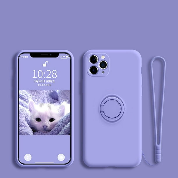 LOVECOM-funda de silicona líquida suave Original para Xiaomi Mi 12T Pro 11T Redmi Note 11 10 Pro, funda con correa para soporte de anillo para Mi Poco X3 Tan Jianjun unisex