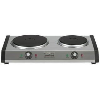 Wobythan 1000W Single Burner Hot Plate Adjustable Temperature Electric Furnace Kitchen Cooker 110V US, Size: 21
