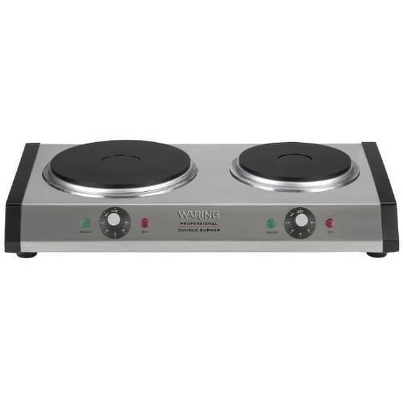 Waring Commercial WDB600 Heavy-Duty Commercial Cast-Iron Double Burner