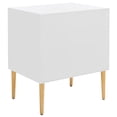 thumbnail image 5 of Safavieh  Couture Vanda 3-Drawer Beetlewood Side Table- White - 24 in W x 18 in D x 28 in H - 24 In W x 18 In D x 28 In H, 5 of 5