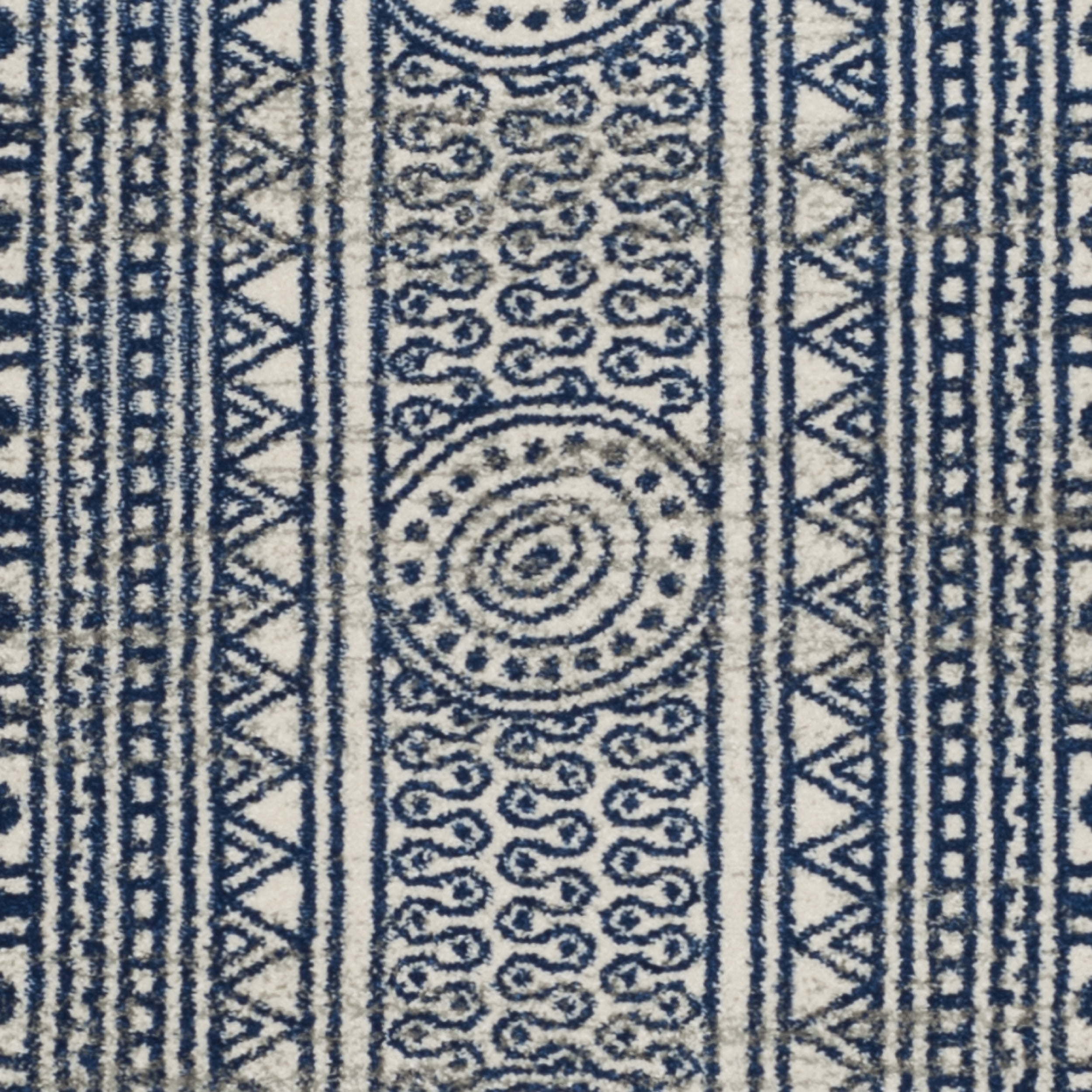 SAFAVIEH Evoke Keisha Abstract Area Rug, Ivory/Blue, 4' x 6'
