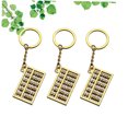 thumbnail image 5 of OHOIOLLA 3Pcs Abacus Keychains Golden Stylish Key Holder Unique Durable Key Decoration Accessory, 5 of 5