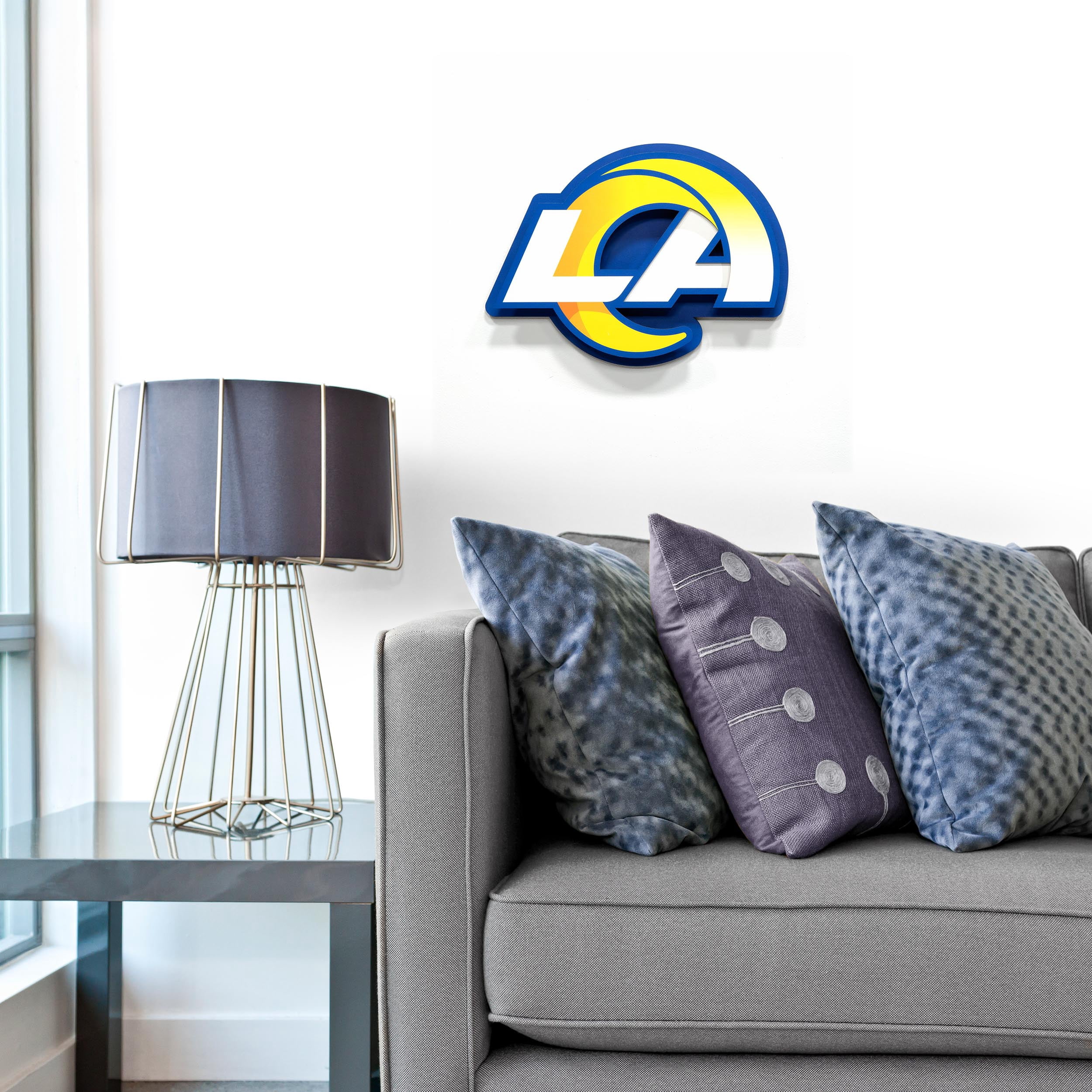 YouTheFan NFL Los Angeles Rams 3DX Die Cut Wall Art