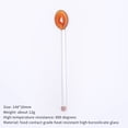 thumbnail image 2 of Ame 1PC Long Handle Cocktail Mixing Shaker Spoon Colored Transparent Glass Mixing Spoons Bar Stirring Spoon Coffee Mixing Spoons Tableware, 2 of 8