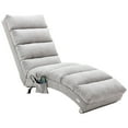 thumbnail image 2 of Triple Tree Electric Massage Chaise Lounge with 5 Modes Heating and Side Pockets, Light Grey, 2 of 9