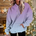 thumbnail image 4 of cocolona Womens Oversized Hoodie Fashion Casual Gradient Print Hooded Sweatshirt Fall Winter Long Sleeve Pullover Hoodies with Pockets, 4 of 5
