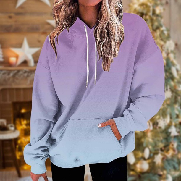 Ailaofu Hoodies for Women Tie Dye Oversized Sweatshirt Plus Size Loose Fit Cute Hoodie Drawstring Fall Pullover with Pocket